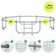 Trampolina ogrodowa Zipro Jump Pro z siatką wewnętrzną 8FT 252cm