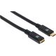 Kabel USB Manhattan USB-C - USB-C 1 m Czarny (355681)