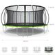 Trampolina ogrodowa Zipro Jump Pro Premium z siatką wewnętrzną 16FT 496cm