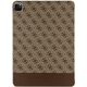 Etui na tablet Guess Etui Guess GUFCP12PS4SGW Apple iPad Pro 12.9 2020/2021/2022 (4., 5. i 6. generacji) brązowy/brown 4G Stripe Allover