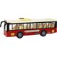 LeanToys Autobus Na Baterie Światła Dźwięki Czerwony Miejski  1:16