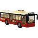 LeanToys Autobus Na Baterie Światła Dźwięki Czerwony Miejski  1:16