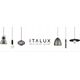 Lampa wisząca Italux Italux Namos PND-27092B-MC-BRO lampa wisząca zwis nowoczesna modern metalowa szklany klosz dymiony miska 1x40W E27 czarna/multikolor