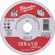 Milwaukee Tarcza Milwaukee 4932451477 do cięcia metalu Contractor 125x1 szara