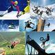 Zestaw Futerał Etui Obudowa Osłona Dekielek Klapka Pas GoPro HERO 13 BLACK / PU949B