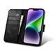iCarer Oil Wax Wallet Anti-RFID 2in1 Apple iPhone 14 black