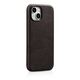 iCarer Oil Wax Premium Leather MagSafe Apple iPhone 14 dark brown