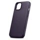 iCarer Case Leather MagSafe Apple iPhone 14 dark purple