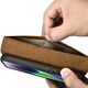 iCarer Oil Wax Wallet Anti-RFID 2in1 Apple iPhone 14 light brown