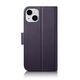 iCarer Wallet Anti-RFID 2in1 Apple iPhone 14 dark purple