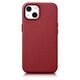 iCarer Case Leather MagSafe Apple iPhone 14 Plus / 15 Plus red