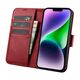 iCarer Wallet Anti-RFID 2in1 Apple iPhone 14 Plus / 15 Plus red