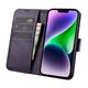 iCarer Wallet Anti-RFID 2in1 Apple iPhone 14 dark purple