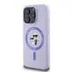 Case Karl Lagerfeld KLHMP16XSCMKCRHU Apple iPhone 16 Pro Max hardcase Silicone Karl&Choupette Heads Ring MagSafe purple