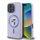 Case Karl Lagerfeld KLHMP16XSCMKCRHU Apple iPhone 16 Pro Max hardcase Silicone Karl&Choupette Heads Ring MagSafe purple