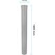 AQUER Rura kanalizacyjna PP 110X2,7X500mm Aquer R110/500 szara