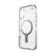 Case Speck Presidio Perfect-Clear ClickLock & MagSafe Apple iPhone 16 (Clear / Chrome Finish / Serene Silver)
