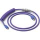 Kabel USB Glorious PC Gaming Race USB-A - USB-C 1.36 m Fioletowy (GLO-CBL-COIL-NEBULA)