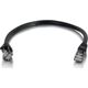C2G Kabel / 0,5 m Mld/Booted Black CAT5E PVC UTP