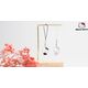 Hello Kitty zawieszka HKCPMKK Phone       Strap czarny/black Charm Kitty Cute