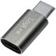 Adapter USB LogiLink USB-C - microUSB Srebrny  (AU0041)