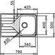 Zlewozmywak Teka Universe 45 T-XP 1B 1D Stal polerowana (115110011)