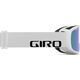 Giro Gogle zimowe GIRO CRUZ WHITE WORDMARK (Szyba lustrzana kolorowa LODEN GREEN 26% S2) (NEW 2023/2024)
