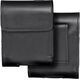 OEM Kabura uniwersalna do paska skórzana ROYAL pozioma rozmiar V do SAMSUNG FLIP 1 / 2 / 3 / 4 / HUAWEI P50 Pocket / MOTOROLA RAZR 5G czarna