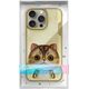Nimmy case iPhone 15 Pro Max 6.7" khaki Big Eyed Pet 2.0 Cat