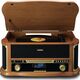 Gramofon Lenco LENCO TCD-2571 Plattenspieler Holzgeh. USB Kassette DAB+, Holz