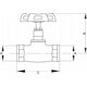 Hydroland ZAWÓR PRZELOT. WODNY ŻELIWNY 5/4" HYDROLAND // ZPŻ.H.32