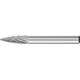 Pferd Frez trzpieniowy ze stopów twardych, łukowy ostry 1225, 3PLUS 6mm 12x25mm Pferd