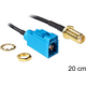 Kabel Delock Antenowy 0.2m czarny (88583)