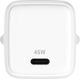 Ładowarka Yenkee Ładowarka sieciowa USB C 45W 3A Power delivery 3.0 QC3.0 Biała