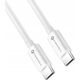 Kabel USB ForCell FORCELL F-ENERGY C339 kabel Typ C do Typ C PD QC4.0 5A 100W 1 m biały