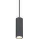 Lampa wisząca Globo Lampa wisząca Robby 57911HG do sypialni drewno grafitowa