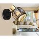 Kinkiet Globo Lampa reflektorowa Indiana 54357-1B kinkiet czarny złoty