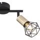 Lampa sufitowa Globo Sufitowa lampa Xara 54802S-2AB z regulacją czarna mosiądz