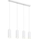 Lampa wisząca Globo Wisząca lampa Robby 57911-4HW nad kuchenną wyspę biała