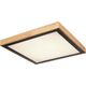 Lampa sufitowa Globo Sufitowa lampa drewniana Bruno 41764-24Q LED 24W eko