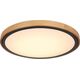 Lampa sufitowa Globo Lampa nasufitowa Bruno 41764-24 loftowa LED 24W drewniana