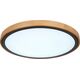 Lampa sufitowa Globo Lampa nasufitowa Bruno 41764-24 loftowa LED 24W drewniana