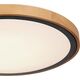 Lampa sufitowa Globo Lampa nasufitowa Bruno 41764-24 loftowa LED 24W drewniana