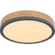 Lampa sufitowa Globo Sufitowa lampa Doro 416080WD1R okrągła LED 12W drewno