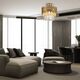 Lampa wisząca Milagro Sufitowa lampa glamour Aspen ML8810 Milagro kryształowa złota