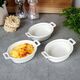Excellent Houseware Kokilki Miseczki Porcelanowe Do Zapiekania 3 Szt. Owalne Lumarko!