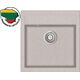 Zlewozmywak Aquasanita Dirbtinio granito virtuvinė plautuvė Aquasanita Tesa SQT100, 110 Beige