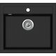 Zlewozmywak Aquasanita Quadro SQQ100, 601 Czarny metalik