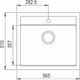 Zlewozmywak Aquasanita Quadro SQQ100, 601 Czarny metalik