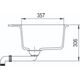 Zlewozmywak Aquasanita Quadro SQQ100, 601 Czarny metalik